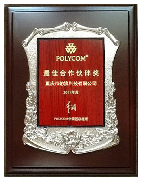 2011年宝利通最佳伙伴奖