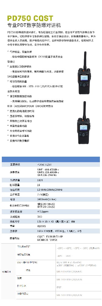 海能達(dá)PD750EX